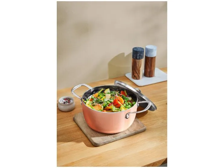 Koperen kookpan 20 cm