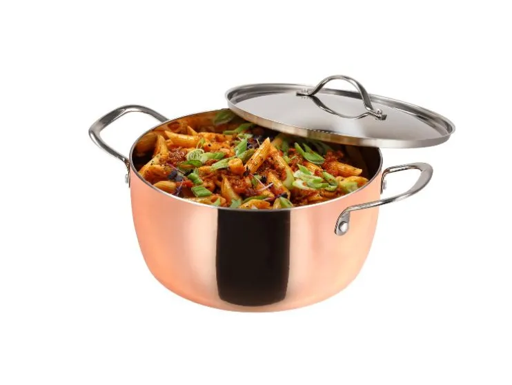 Koperen kookpan 24 cm