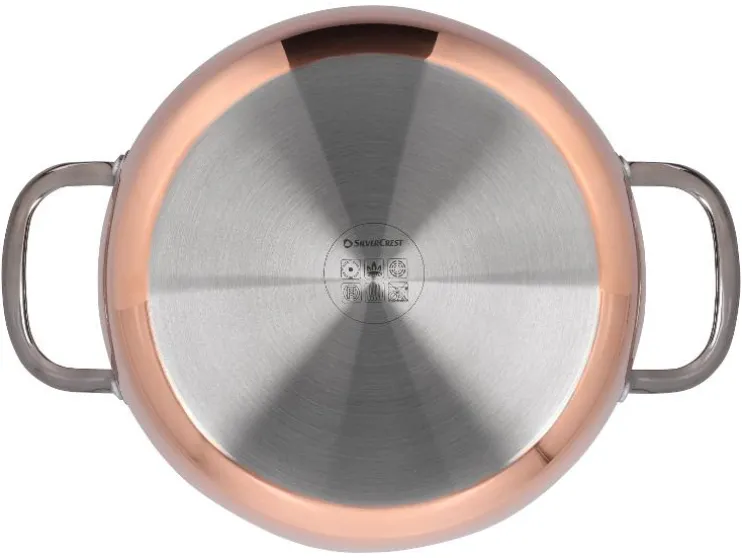 Koperen kookpan 24 cm