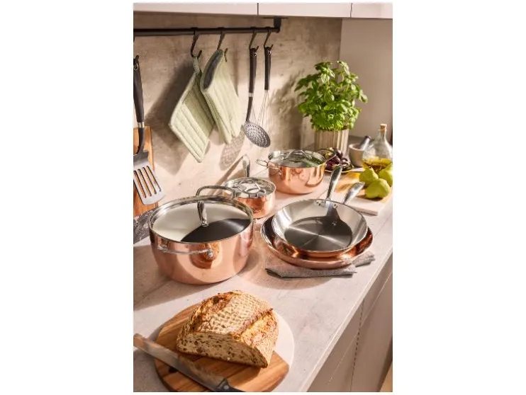 Koperen kookpan 24 cm