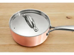 Koperen steelpan 16 cm