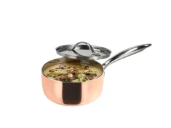 Koperen steelpan 16 cm