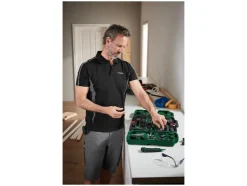 Korte heren werkbroek met stretch