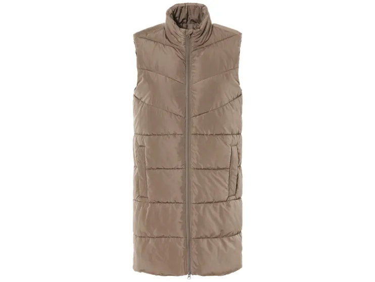 Lange dames bodywarmer