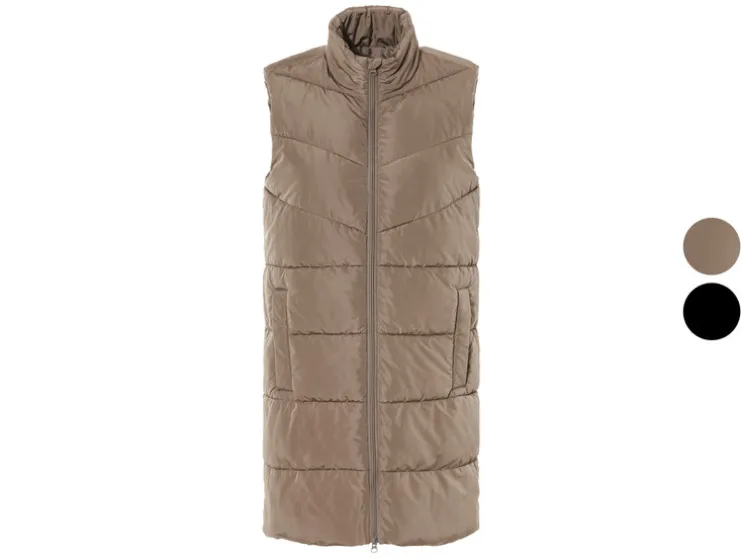 Lange dames bodywarmer