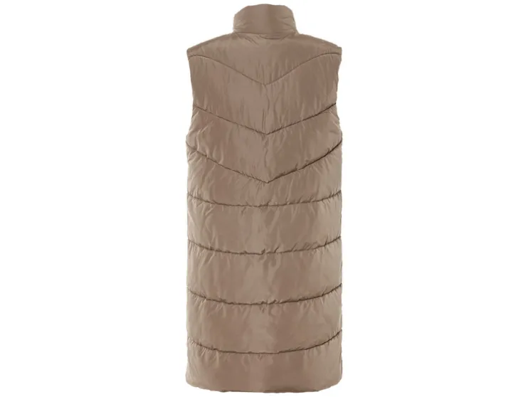 Lange dames bodywarmer