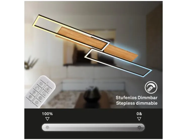 LED-plafondlamp met backlight