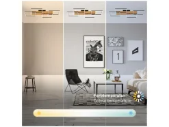 LED-plafondlamp met backlight