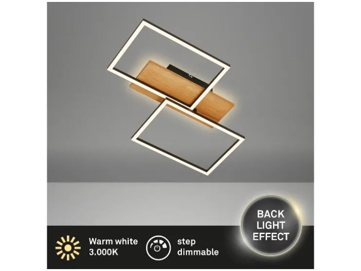 LED-plafondlamp met backlight