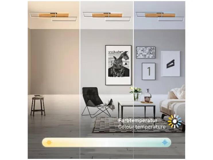 LED-plafondlamp met backlight