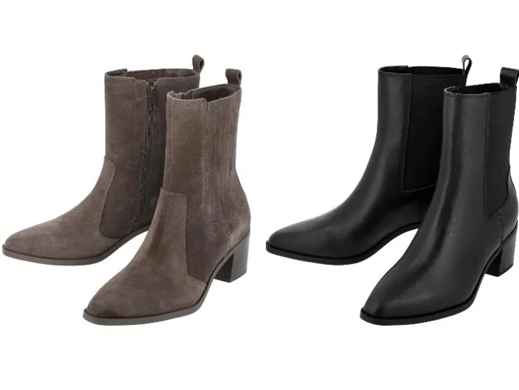 Leren dames chelsea boots