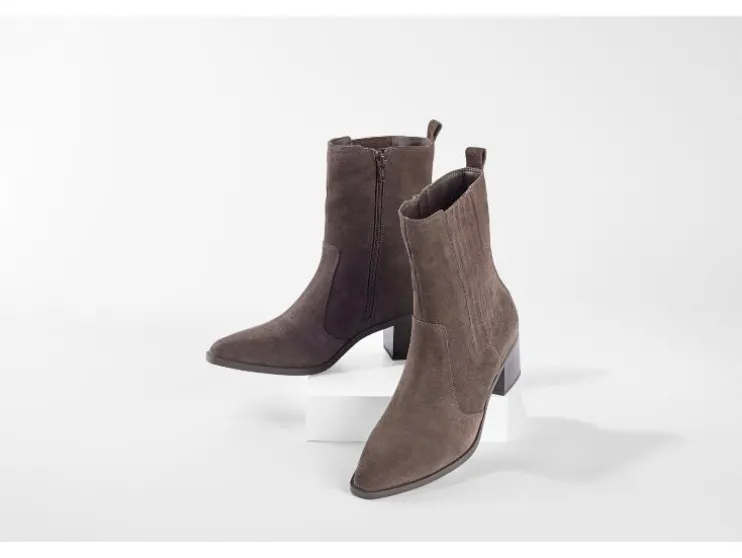 Leren dames chelsea boots
