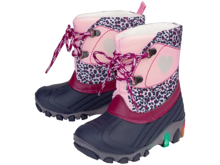 Meisjes snowboots met LED-licht