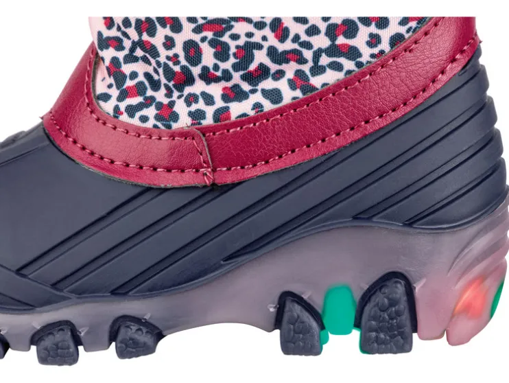 Meisjes snowboots met LED-licht