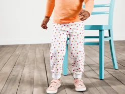 Meisjesjoggingbroek, 2 stuks, met hoog katoengehalte