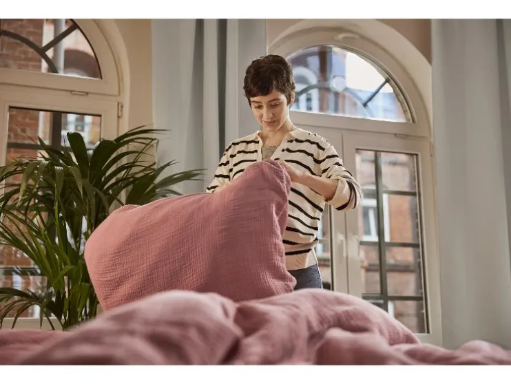 Mousseline dekbedovertrek 240 x 220 cm