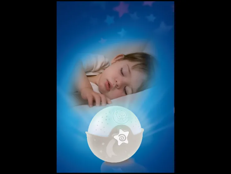 Nachtlampje en projector