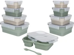 Opvouwbare vershoudbakjes of lunchbox