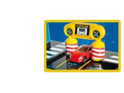 Parkeergarage met accessoires en speelkleed