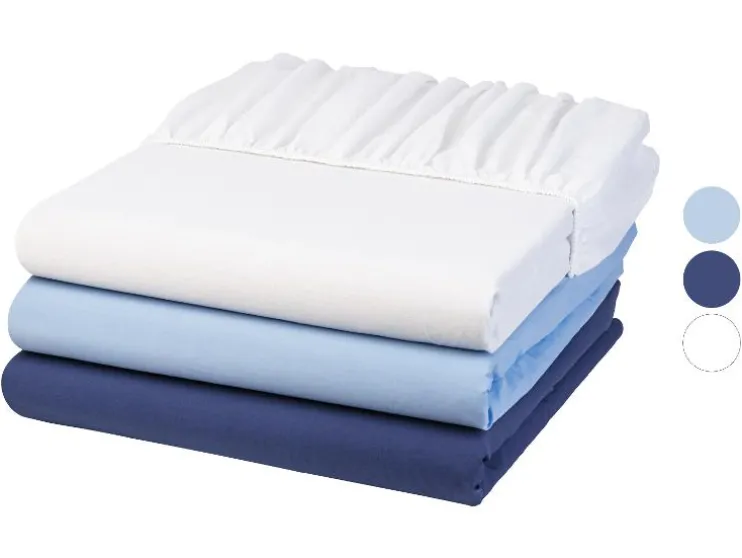 Percal hoeslaken 180-200 x 200 cm