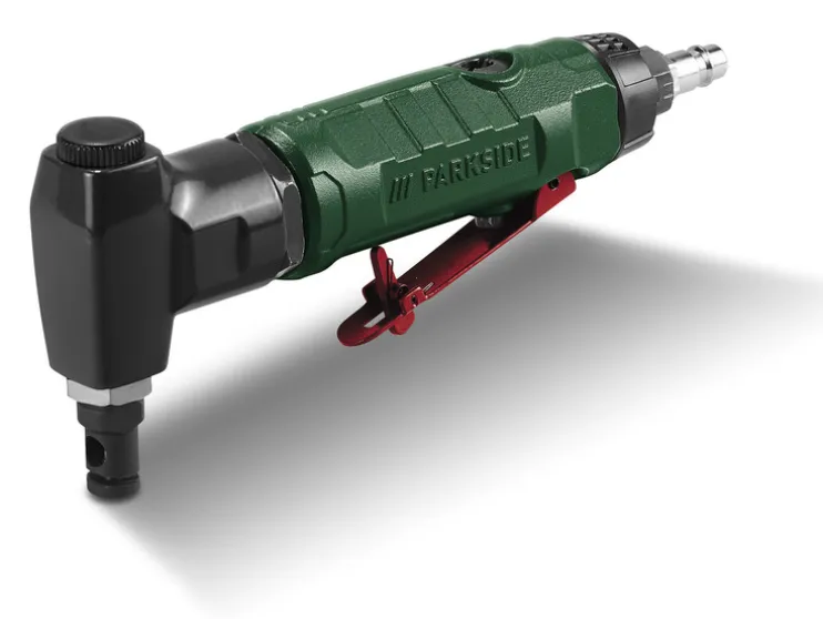 Perslucht knabbelschaar, naaldbikhamer of -onderhoudseenheid