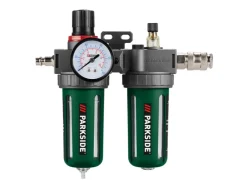 Perslucht knabbelschaar, naaldbikhamer of -onderhoudseenheid