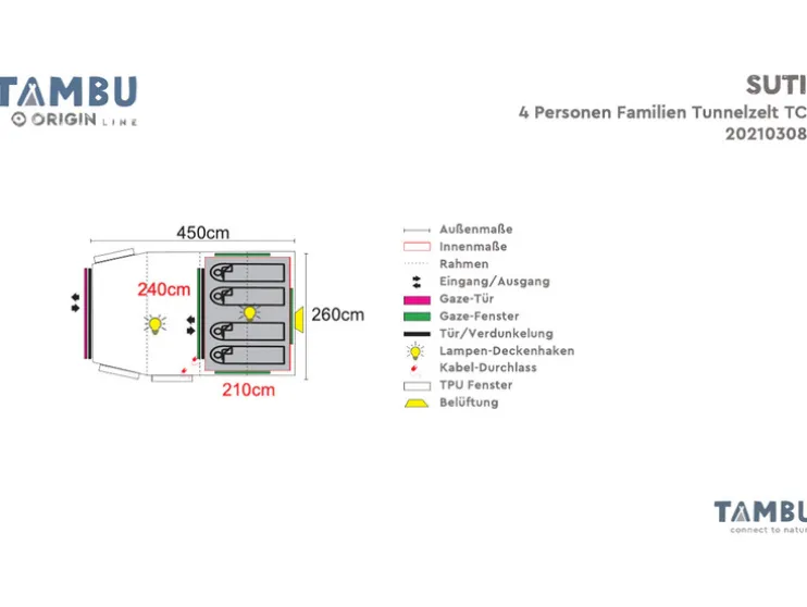 4-persoons tent Suti
