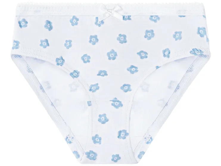 Peuter meisjesslips, 4 stuks, met zuiver biologisch katoen