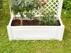 Plantenbak met klimrek