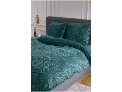 Pluche dekbedovertrek 140 x 200 cm