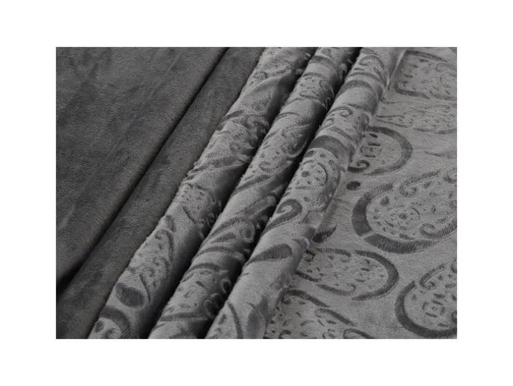 Pluche dekbedovertrek 140 x 200 cm