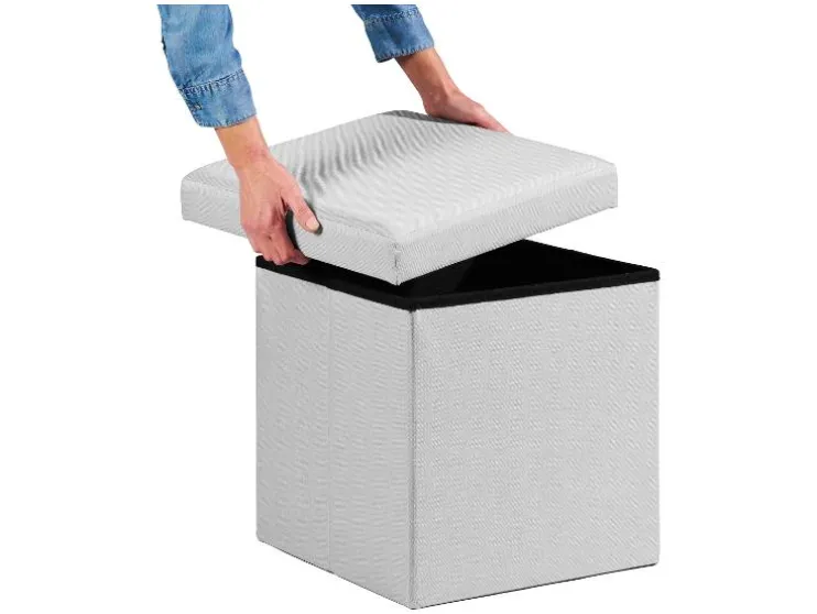 Poef met opbergruimte