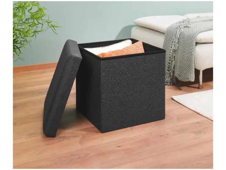 Poef met opbergruimte