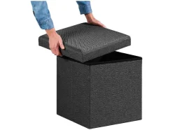 Poef met opbergruimte