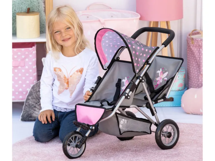 Poppen tweeling-jogger