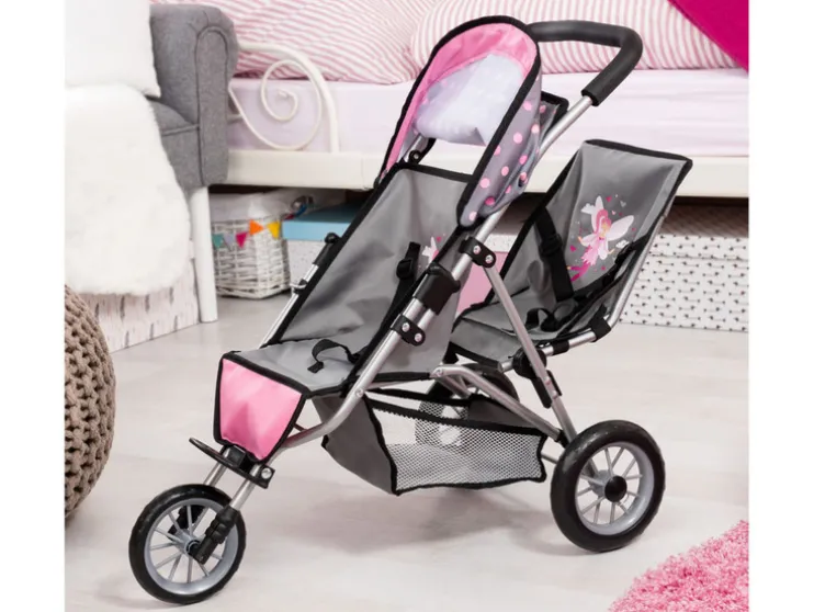 Poppen tweeling-jogger