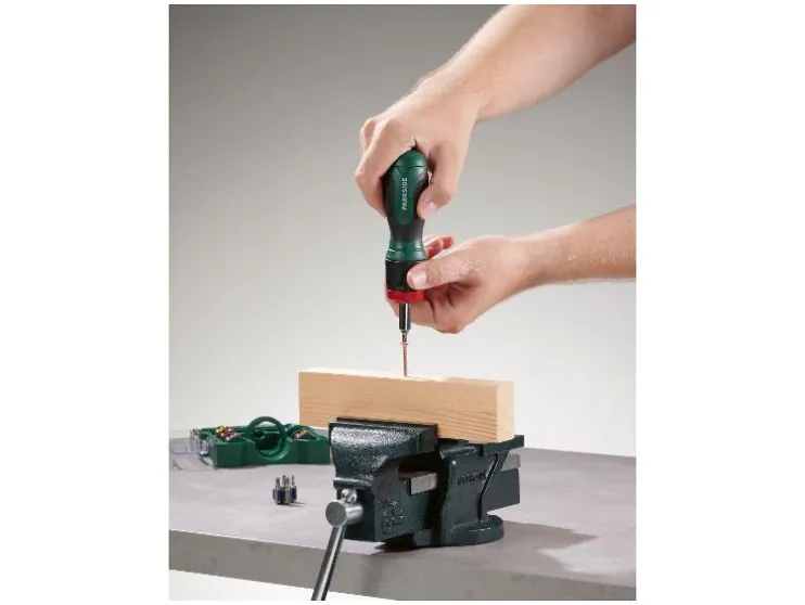 Ratelschroevendraaier met bitset