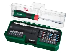 Ratelschroevendraaier met bitset