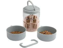 Reis voerbak, drinkbak of drinkfles en voerbak