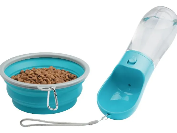 Reis voerbak, drinkbak of drinkfles en voerbak