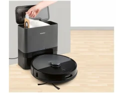 Robotstofzuiger met leegstation
