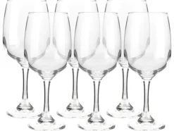 Rodewijnglazen, wittewijnglazen of champagneglazen