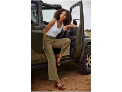 Satijnen dames broek