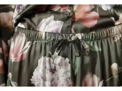 Satijnen dames pyjama 2-delig