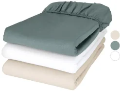 Satijnen hoeslaken 180-200 x 200 cm