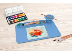 Schilderblad met kwastenhouder