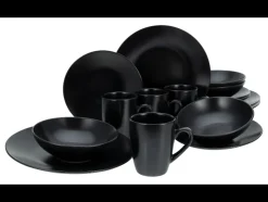 Serviesset Black Matt 16-delig
