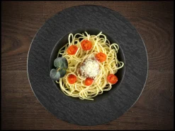 Serviesset Leisteen Black