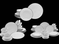 Serviesset Luna Black Line