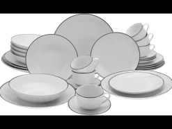 Serviesset Luna Black Line